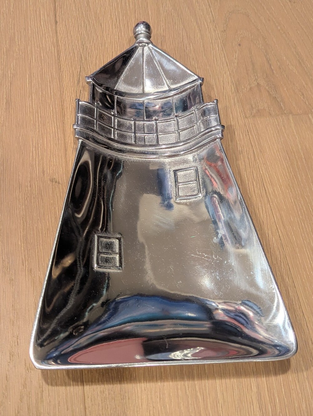 Mariposa Silver Lighthouse Trinket Tray